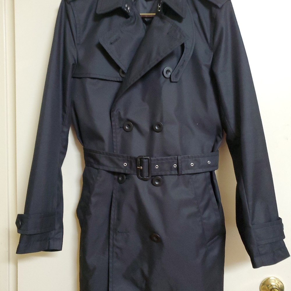 Coach Mans Trench Coat Black small